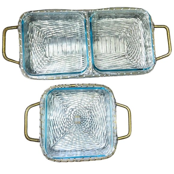 Marinex Dining Marinex Casserole Dishes Set Of 3 With Serving